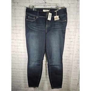 Torrid Womens Denim Jegging Size 16 Medium Wash NWT 3 Button Fly